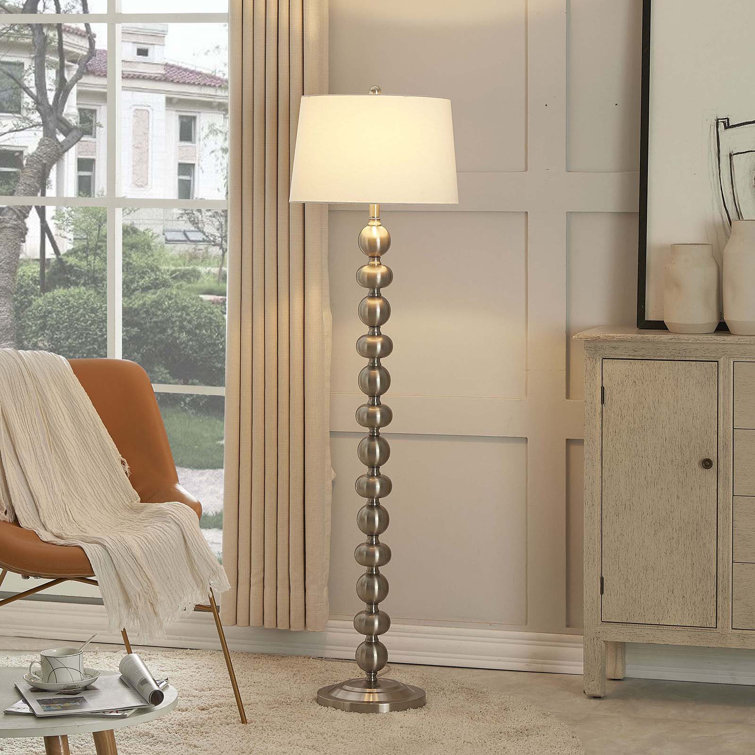 Willa Arlo Interiors Bennie 59.5'' Bronze Traditional Floor Lamp